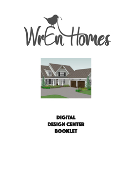 WREN HOMES DESIGN CENTER BOOKLET