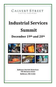 CSCP Industrial Summit_December 19th & 20th