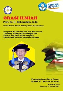 Orasi Ilmiah Prof. Baharuddin