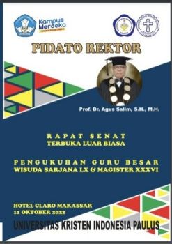 PIDATO REKTOR RAPAT SENAT TERBUKA LB 11-10-2022