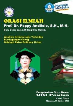 ORASI ILMIAH PROF. DR. POPPY ANDI LOLO SH. MH. 