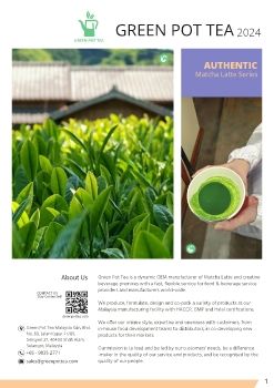 Green Pot Tea - Flyer