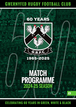 Gwernyfed RFC Match Programme 2024