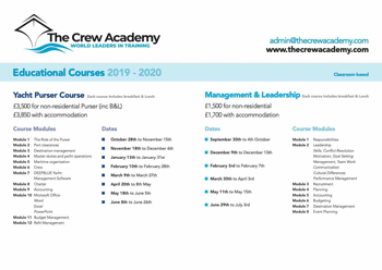 courses