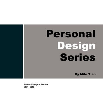 Personal Design × Resume by Milo Tian