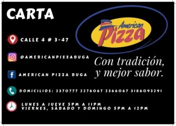 Cartaamericanpizzabuga