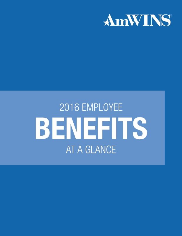 2016 AmWINS Benefits at a Glance