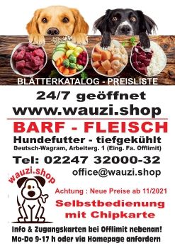 Wauzi Shop Preisliste