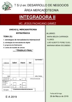 TRABAJO FINAL INTEGRADORA