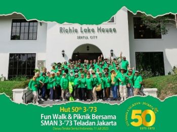 Fun Walk 50th SMAN 3-'73 Teladan Jakarta