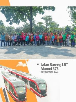 Jalan Bareng LRT Alumni 373, 8 September 2023