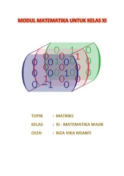 MODUL MATEMATIKA UNTUK KELAS XI_Neat