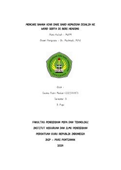 BAHAN AJAR SAVINA PUTRI MAILAN(212210057)