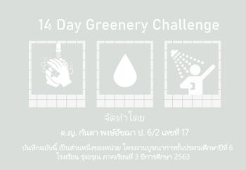 17แต๊ม6-2งาน14Days Greenary Challenge