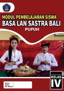 E-Modul Materi Pupuh Basa lan Sastra Bali