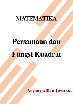 PERSAMAAN  KUADRAT 1