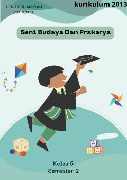 Hijau Ilustrasi Sederhana Lucu E-Book Cover Anak