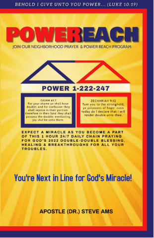 Power Reach Neighborhood Prayer Pamphlet