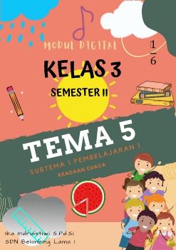 TEMA 5 SUBTEMA 1  KEADAAN CUACA