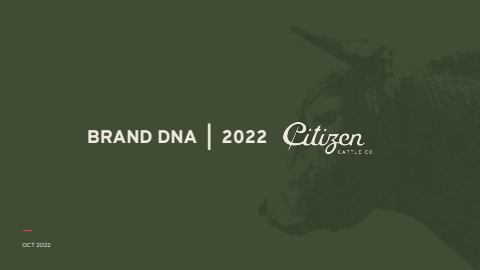 2022 Citizen  |  Brand DNA