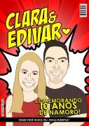 ÁLBUM DE CASAL - CLARA E EDIVAR