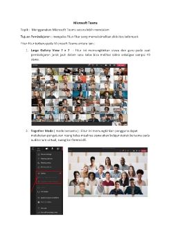 Modul 1 - Microsoft Teams dan Planner
