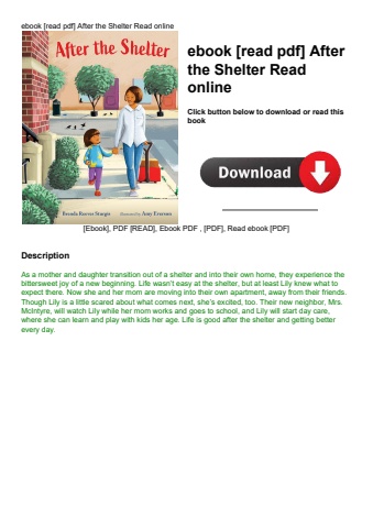 ebook [read pdf] after the shelter read online