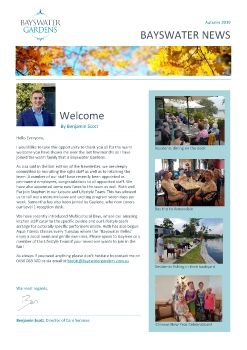 Bayswater Gardens Newsletter Autumn 2019