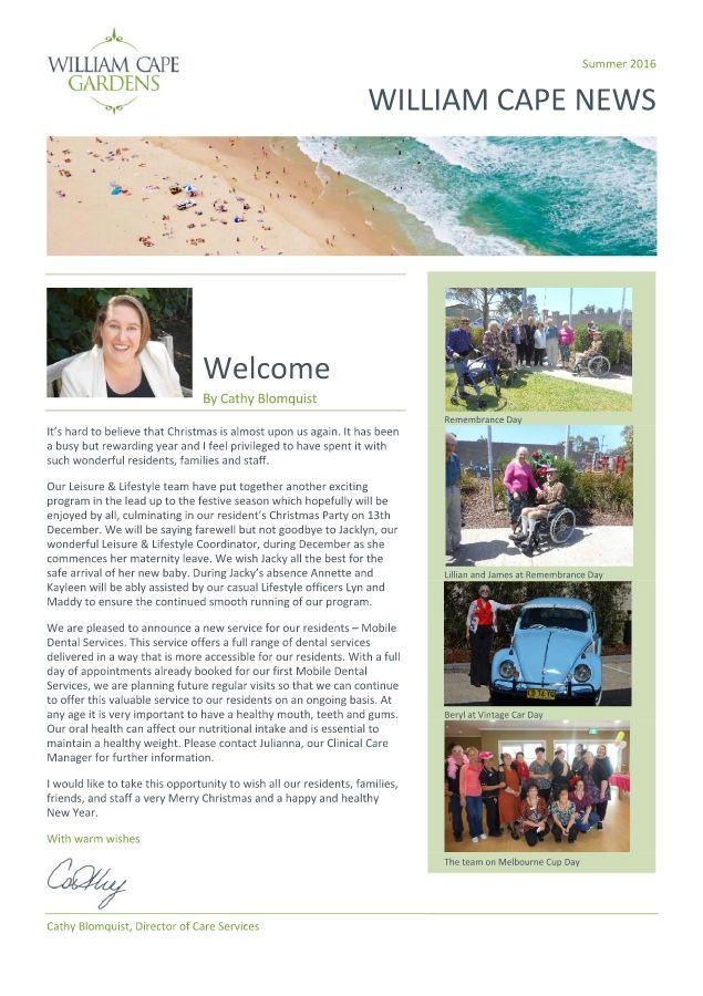  William Cape Summer Newsletter 2016_Final