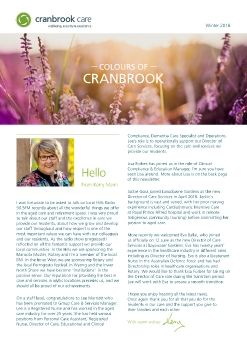 Colours of Cranbrook Winter Issue 2018