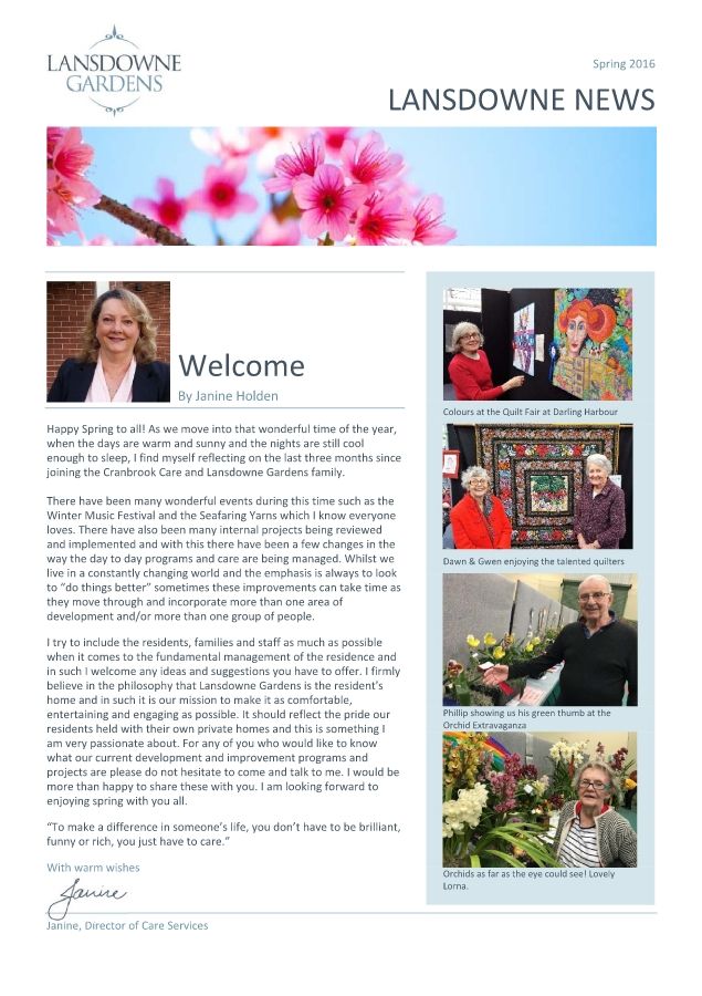 Lansdowne Gardens Newsletter Spring 2016_Final