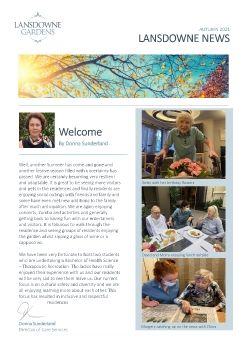 Lansdowne Gardens Autumn 2021 Newsletter