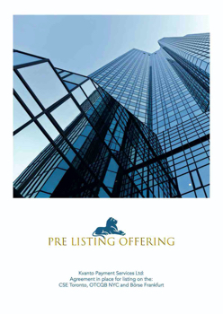 Listing Partners Pre Listing Offering