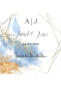 Wedding invitation Aakash & Jonsi (1)