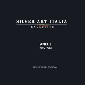 anelli in argento Silver Art Italia