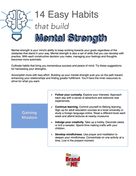 14 Easy Habits That Build Mental Strength