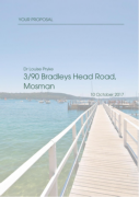 3/90 Bradleys Head Road, Mosman 