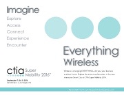 CTIA Super Mobility 2016 General Overview Brochure