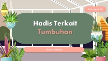 Hadis Terkait  Tumbuhan
