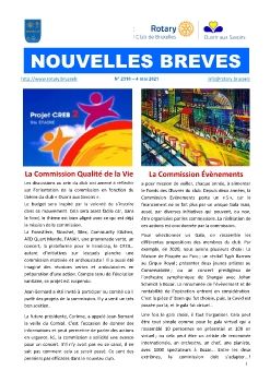 Les Nouvelles Breves 2310 - Rapports de commissions - Qualité de la Vie - Evénements