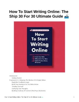 How_To_Start_Writing_Online_The_Ship_30_For_30_Ultimate_Guide