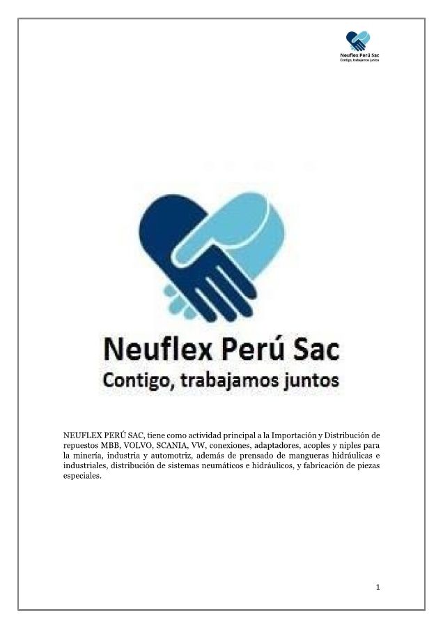 CATALOGO NEUFLEX PERU SAC