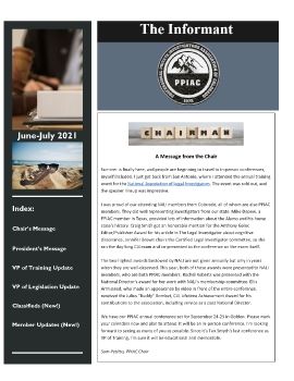 PPIAC June July 2021 Newsletter