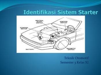 Identifikasi Sistem Starter