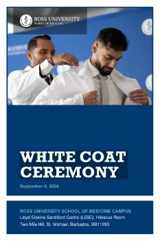 Ross Med White Coat Ceremony September 2024 Program