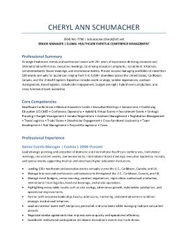 Cheryl Ann Schumacher Resume 