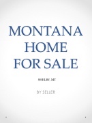 Montana Home for Sale