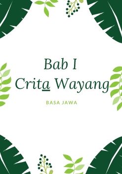 Bab I Crita Wayang