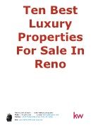 Ten Best Luxury Properties For Sale In Reno