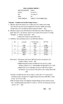 ULANGAN HARIAN XII IPA 4